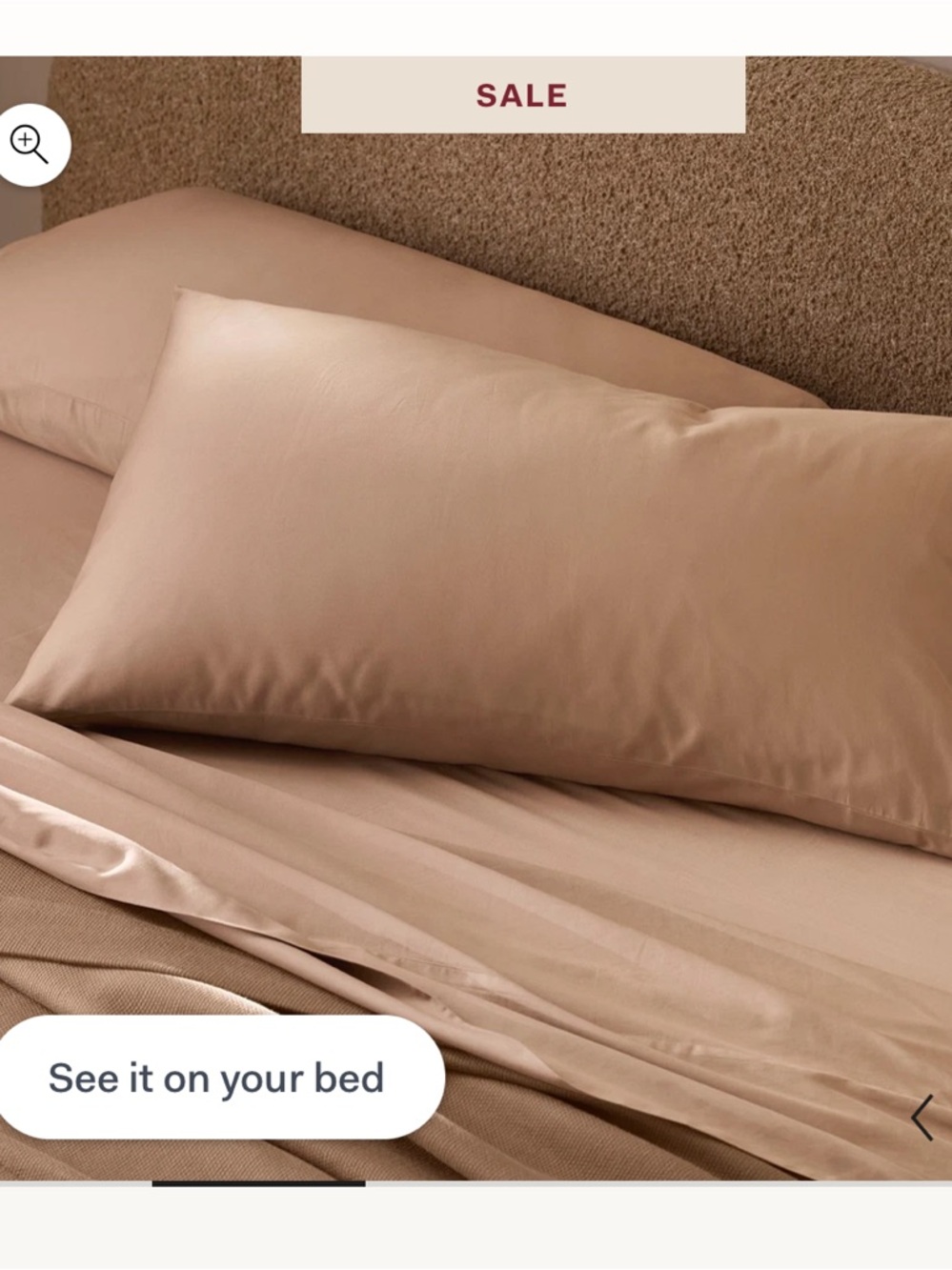 Boll & Branch Signature Hemmed Sheet Set Camel Queen NWT Organic Cotton - Picture 3 of 7